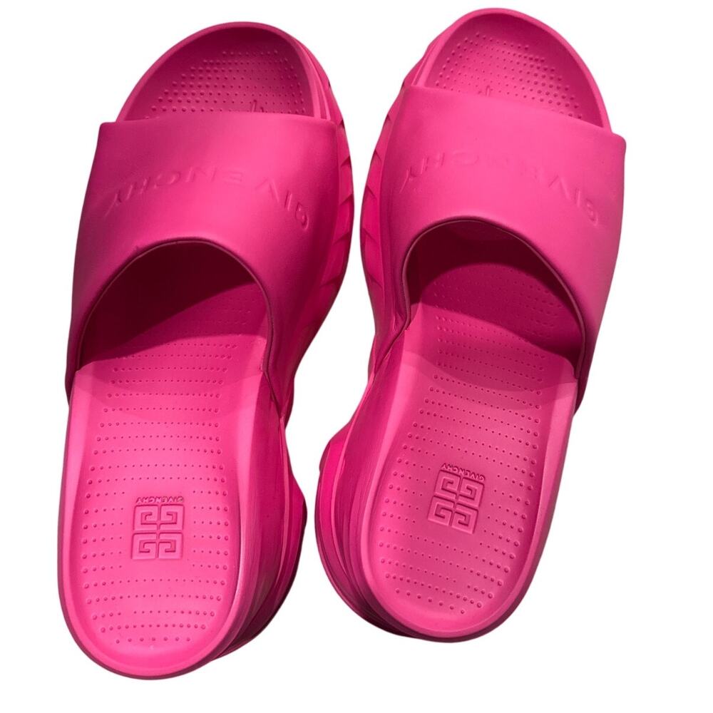 Givenchy Marshmallow Low Wedge Sandals - Size 8
